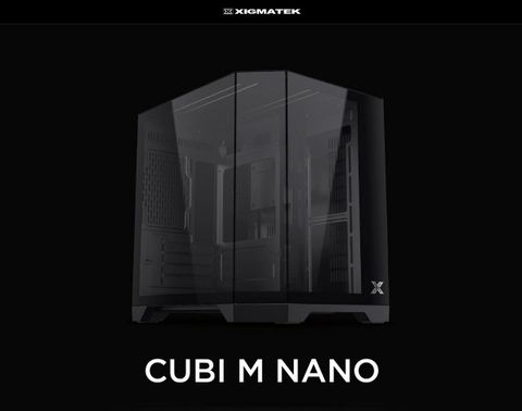  Thùng máy Case Xigmatek Cubi M Nano M-ATX Black | Không kèm fan (EN 44953) 