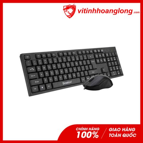  Combo phím chuột Bosston D5300 Chính Hãng (Đen) 