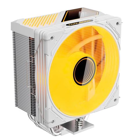  Tản nhiệt khí CPU CoolMoon GT600 ARGB | Hiển thị nhiệt độ, Trắng 