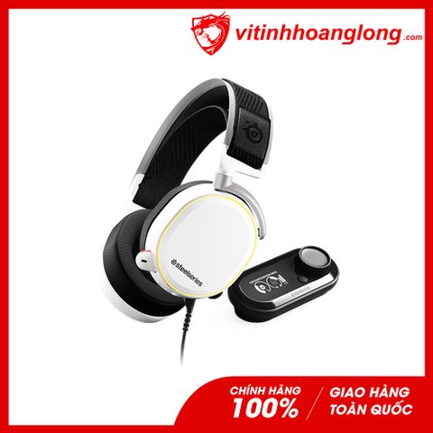  Tai nghe Steelseries Arctis Pro (RGB) with Game DAC White 