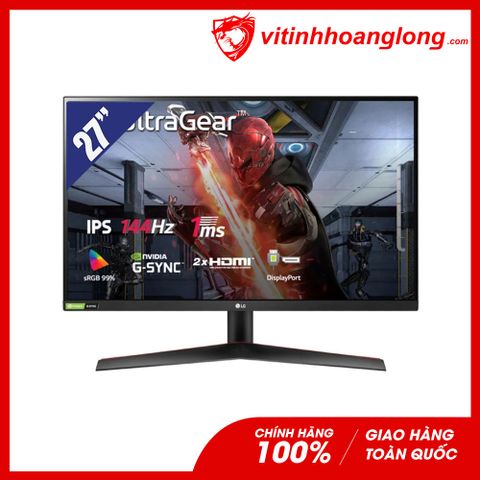  Màn hình máy tính LG 27 Inch 27GN800-B Ultragear 2K QHD IPS 144Hz 1ms Nvdia G-sync 