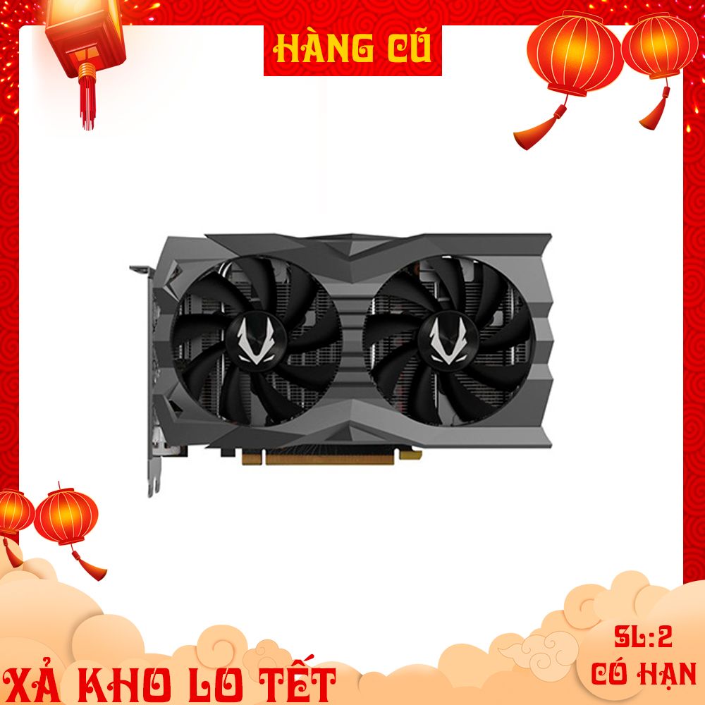 Card màn hình VGA Zotac RTX 2060 6GB GDDR6 GAMING cũ Like New
