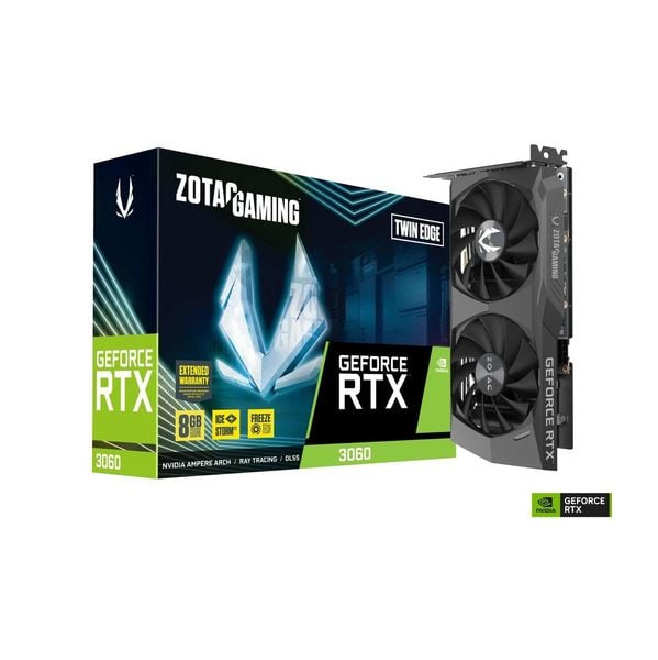 Card màn hình VGA ZOTAC GeForce RTX 3060 Twin Edge 8GB GDDR6