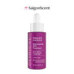 Tinh chất thu nhỏ lỗ chân lông Paula's Choice Clinical Niacinamide 20% Treatment 30mL