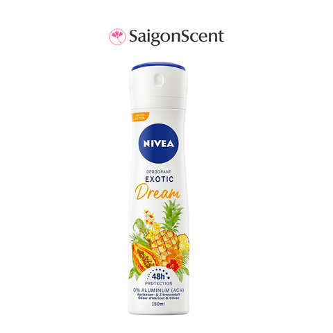 [BẢN ĐỨC] Xịt khử mùi NIVEA Deodorant Spray Exotic Dream 150mL