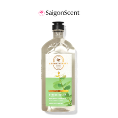 Sữa tắm thư giãn Bath & Body Works Aromatherapy STRESS RELIEF | Eucalyptus + Spearmint 295mL