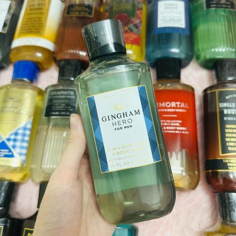Sữa tắm gội cho nam Bath & Body Works Body Wash 3-in-1 GINGHAM HERO 295mL
