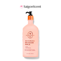 Sữa Dưỡng Thể Bath & Body Works Aromatherapy Body Lotion RENEWING MEADOW WALK Rose + Magnolia 192mL