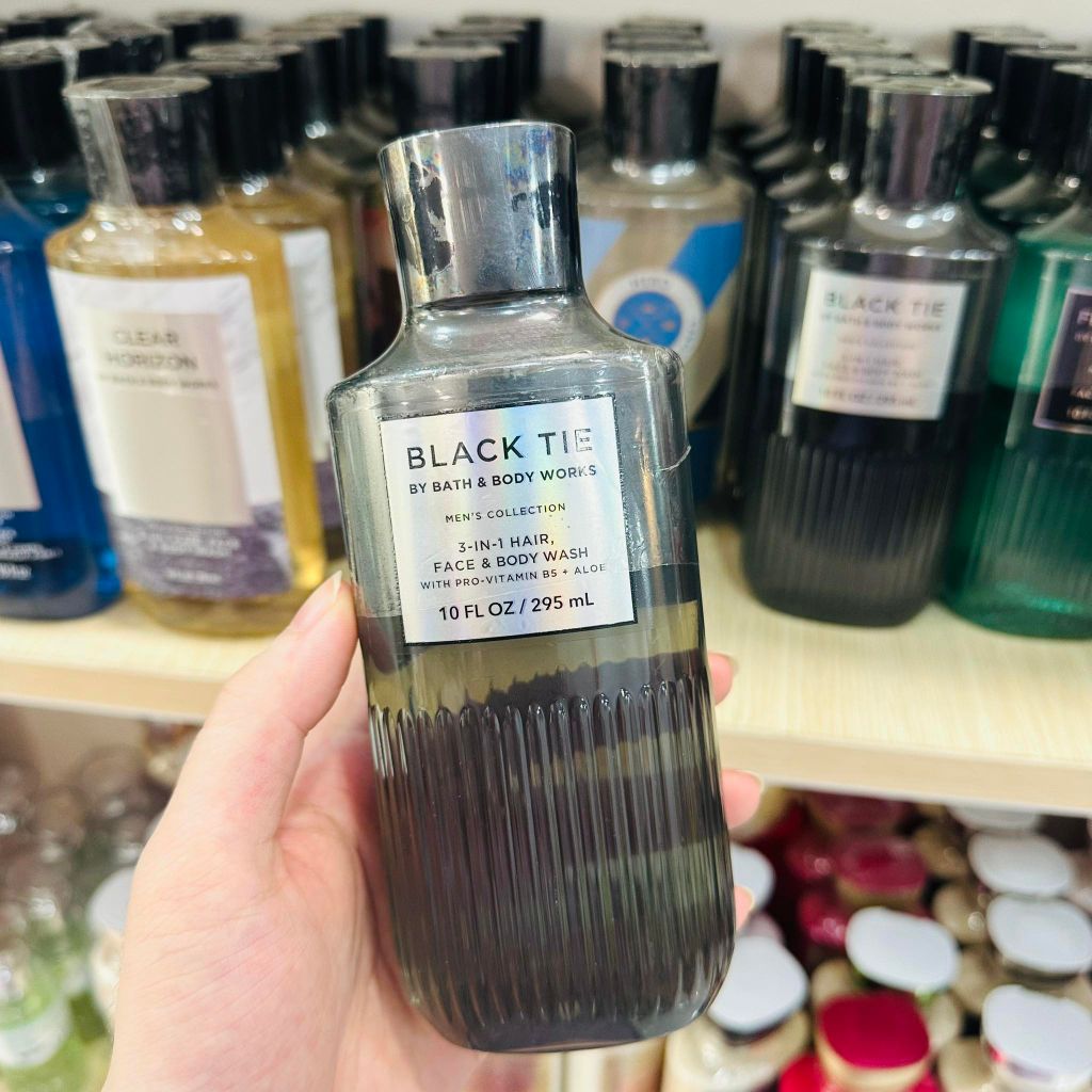 Sữa tắm gội cho nam Bath & Body Works Body Wash 3-in-1 Black Tie 295mL