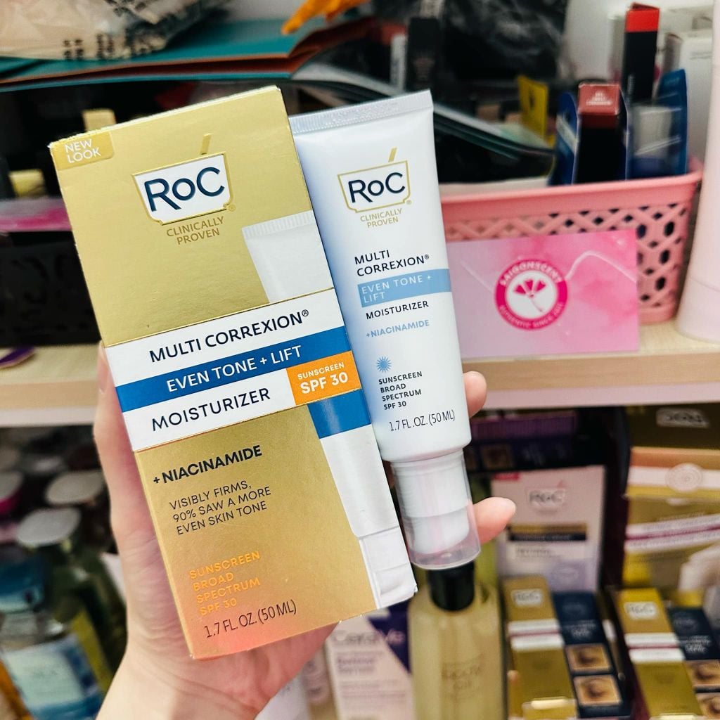 Kem dưỡng ban ngày chống lão hóa RoC MULTI CORREXION Even Tone + Lift Daily Moisturizer SPF 30 50mL
