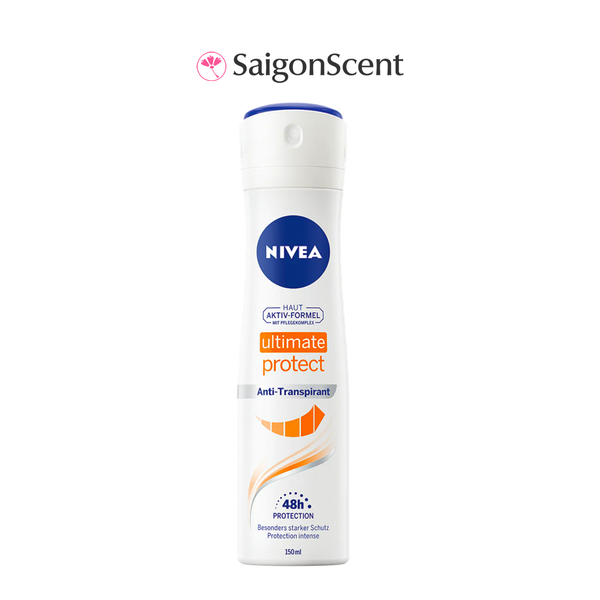 [BẢN ĐỨC] Xịt khử mùi NIVEA Anti-perpirant/Deodorant Spray Ultimate Protect 150mL