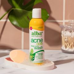 Sữa rửa mặt da dầu mụn Alba Botanica Acne Dote Deep Pore Wash 177mL