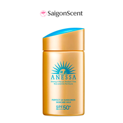 Sữa chống nắng cho da dầu Anessa Perfect UV Sunscreen Skincare Milk SPF 50+ PA++++ 60mL