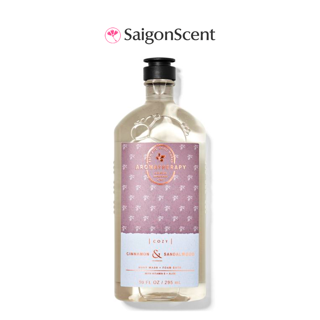 Sữa tắm thư giãn Bath & Body Works Aromatherapy COZY Cinnamon
