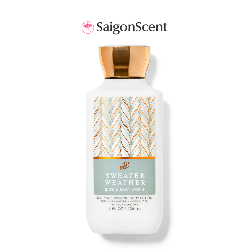 Sữa dưỡng thể Bath & Body Works Body Lotion SWEATER WEATHER | PRETTY AS A PEACH | DENIM & DAISIES 236mL