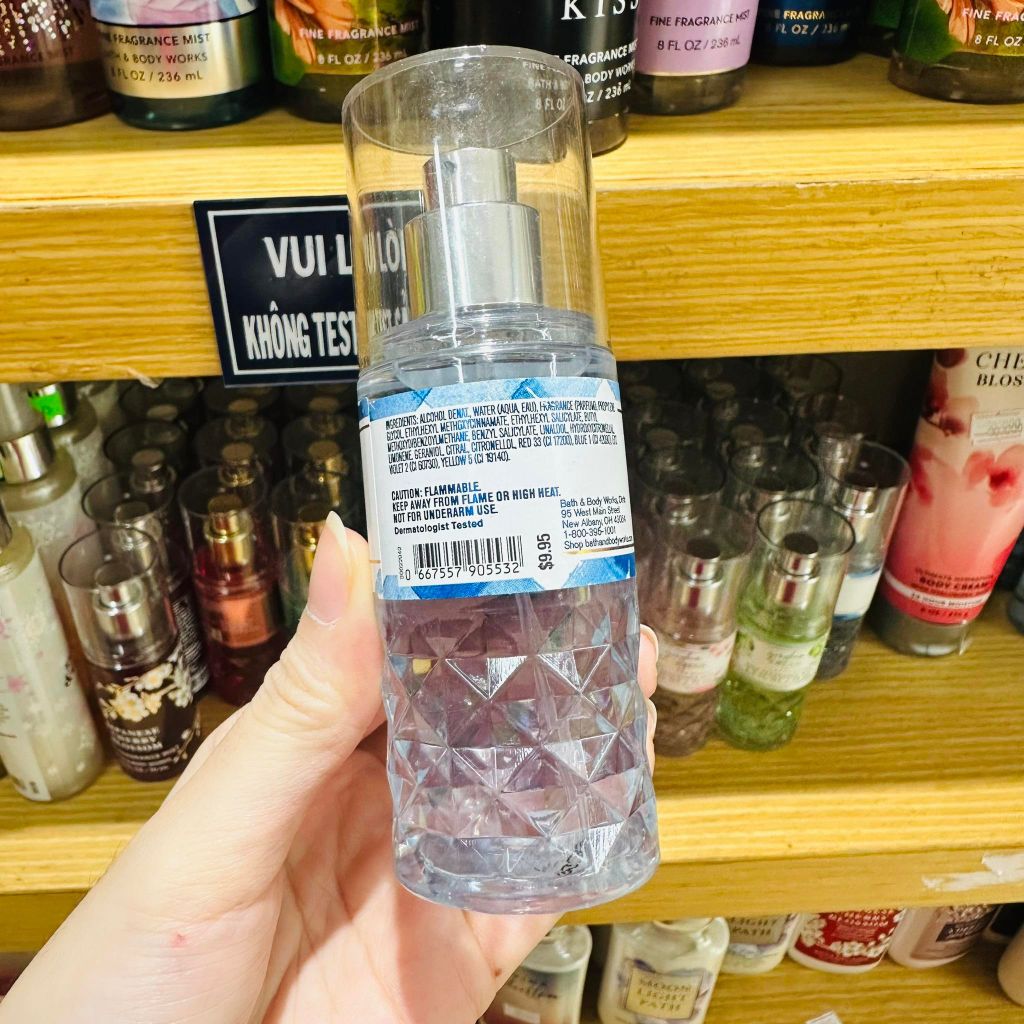 Xịt thơm toàn thân Bath & Body Works Body Mist GINGHAM 75mL | TRAVEL SIZE