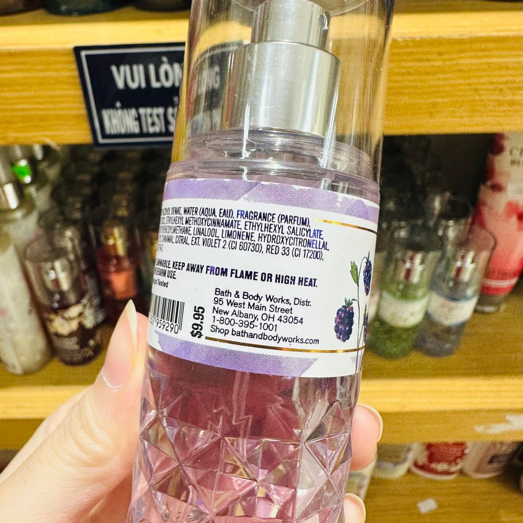 Xịt thơm toàn thân Bath & Body Works Body Mist GINGHAM VIBRANT 75mL | TRAVEL SIZE
