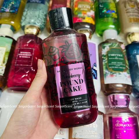 Sữa tắm Bath & Body Works Body Wash STRAWBERRY POUND CAKE 295mL