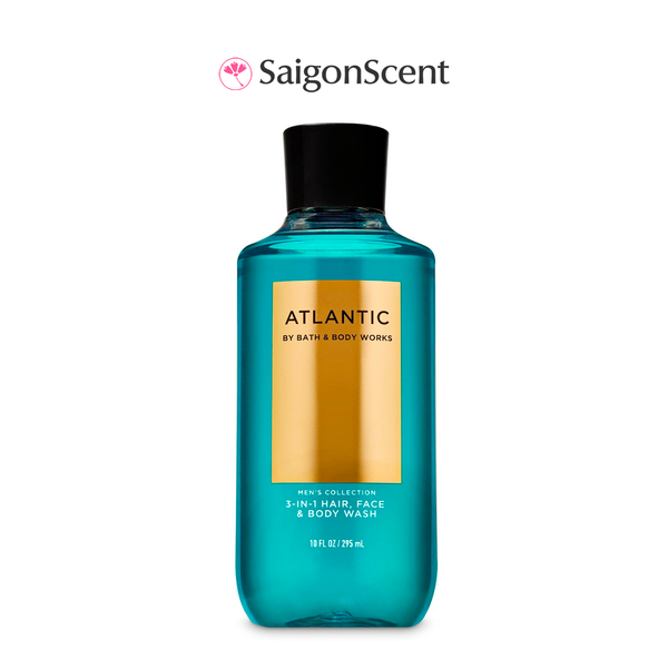 Sữa tắm gội cho nam Bath & Body Works Body Wash 3-in-1 ATLANTIC 295mL