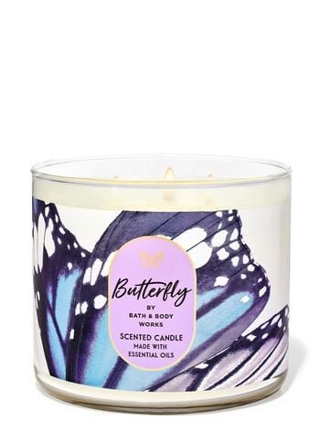 Nến thơm 3 bấc Bath & Body Works BUTTERFLY 411g