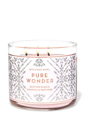 Nến thơm 3 bấc Bath & Body Works PURE WONDER 411g