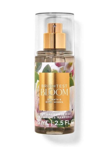 Xịt thơm toàn thân Bath & Body Works Body Mist BRIGHTEST BLOOM 75mL | TRAVEL SIZE