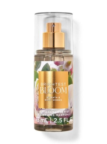 Xịt thơm toàn thân Bath & Body Works Body Mist BRIGHTEST BLOOM 75mL | TRAVEL SIZE