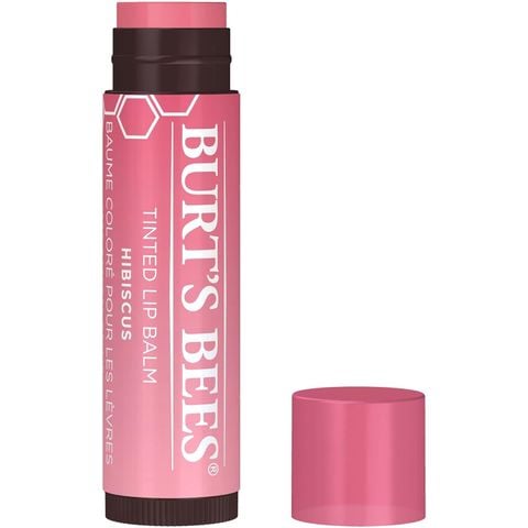 Son dưỡng môi có màu Burt's Bees Tinted Lip Balm | HIBISCUS