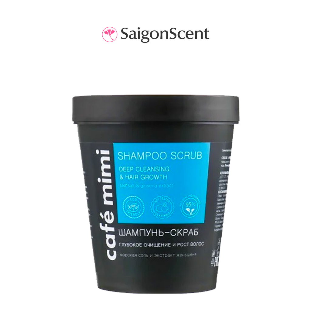 Tẩy tế bào chết da dầu Café Mimi Shampoo Scrub 330g