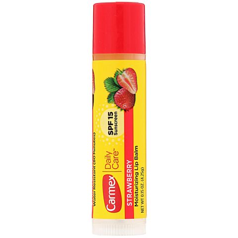 Son dưỡng môi dạng thỏi Carmex Moisturizing Lip Balm 4.25g | Hương dâu (Strawberry)