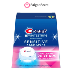 SET dán trắng răng CREST SENSITIVE + LED LIGHT ( 14 miếng + Đèn chiếu)