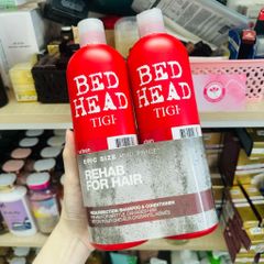 Bộ gội xả phục hồi tóc hư tổn BED HEAD Tigi Resurrection Shampoo & Conditioner | 750mL x 2