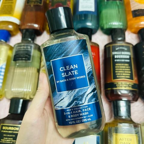 Sữa tắm gội cho nam Bath & Body Works Body Wash 3-in-1 CLEAN SLATE 295mL