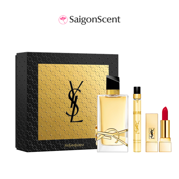 Bộ sản phẩm 3 nước hoa YSL Libre EDP Holiday Xmas Gift Set 2022