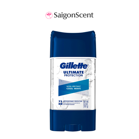 Lăn khử mùi Gillette Ultimate Protection Clear Gel COOL WAVE 107g