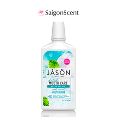 Nước súc miệng bạc hà Jason Total Mouth Care Cool Mint 473mL