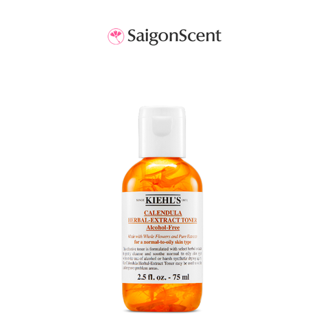 Nước cân bằng Hoa Cúc Kiehl's Calendula Herbal Extract Alcohol-Free Toner 75mL