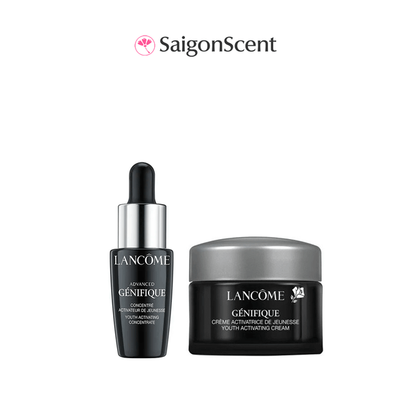 Bộ đôi tinh chất & kem dưỡng ngăn ngừa lão hoá Lancome Genifique Youth Activating