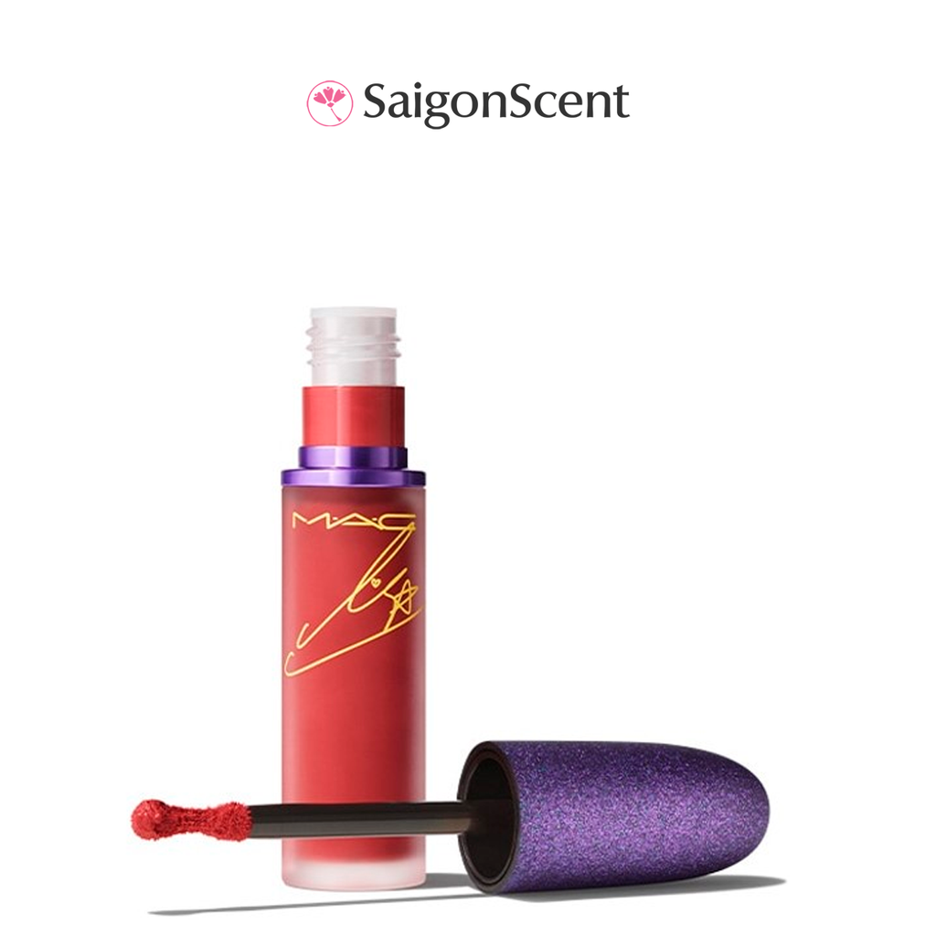 Son kem MAC Powder Kiss Liquid Lipcolour SWOON FOR BLOOMS | Bản Limited