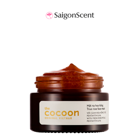 Mặt nạ hoa hồng dưỡng ẩm, làm dịu da The Cocoon Rose Face Mask 30ml