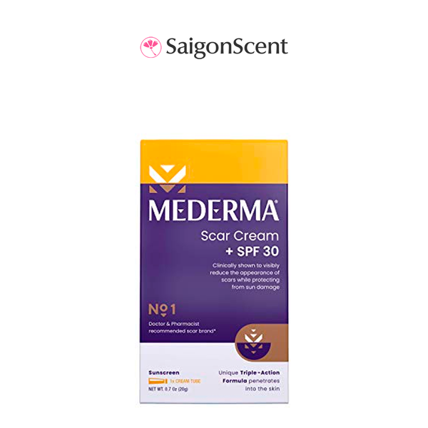 Kem giảm sẹo ban ngày Mederma Scar Cream SPF 30 20g