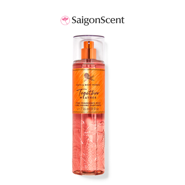 Xịt thơm toàn thân Bath & Body Works Body Mist Together Weather 236mL