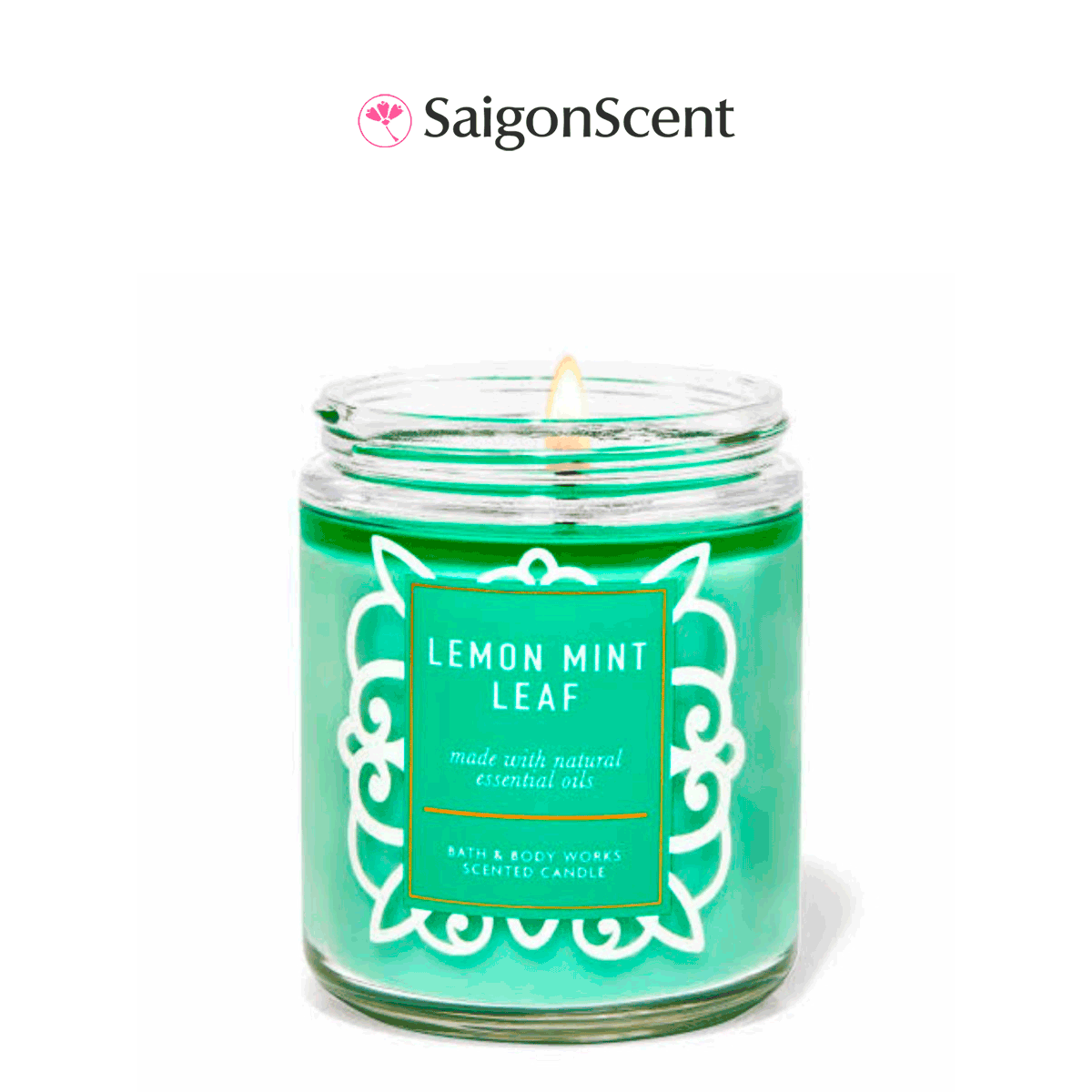 Nến thơm 1 bấc Bath & Body Works Lemon Mint Leaf 198gNến thơm 1 bấc Bath & Body Works Lemon Mint Leaf 198g – SaigonScent