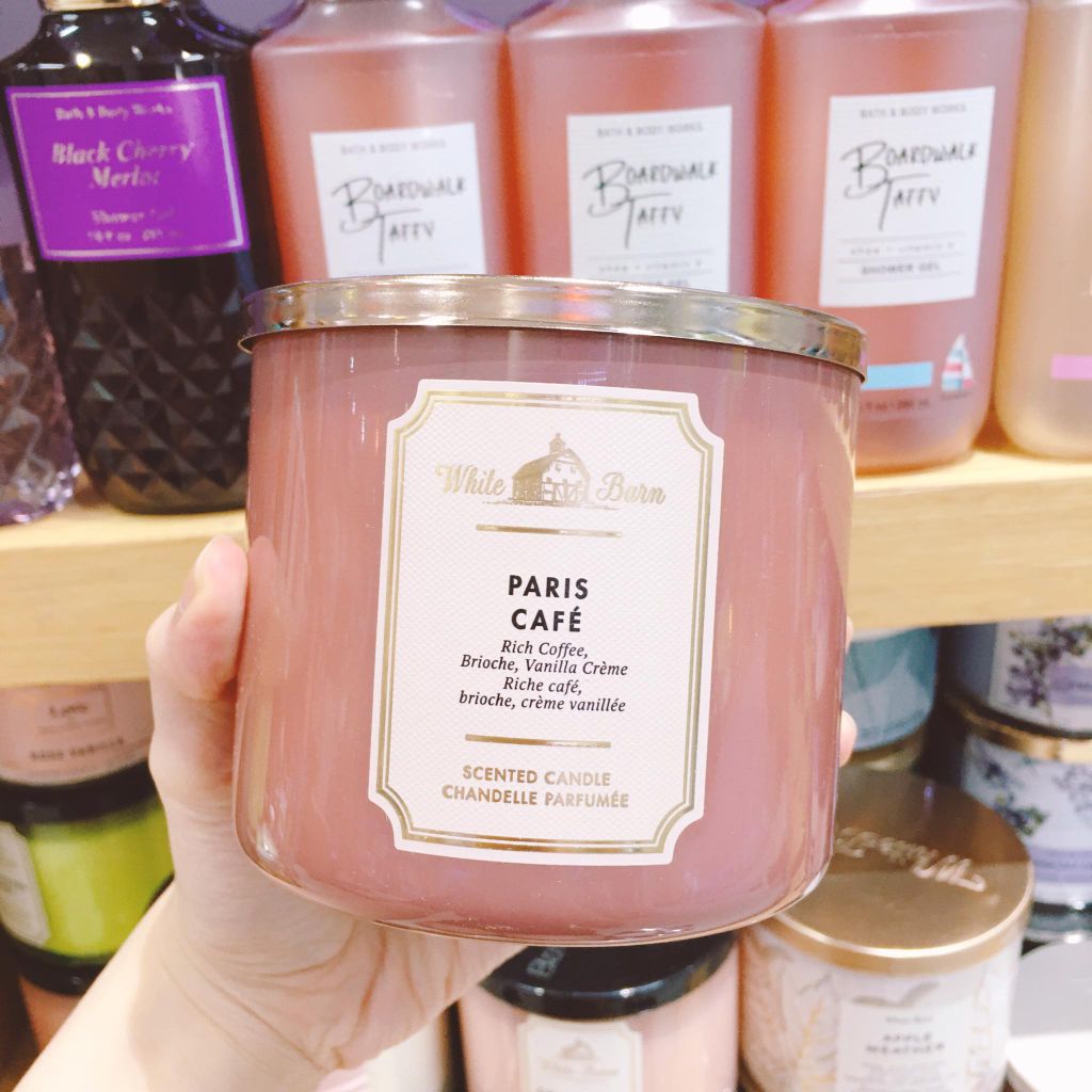 Nến thơm 3 bấc Bath & Body Works Paris Cafe 411g