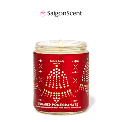 Nến thơm 1 bấc Bath & Body Works Sugared Pomegranate 198g