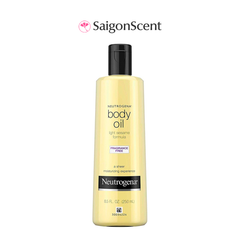 Dầu dưỡng thể căng bóng, mềm mại Neutrogena Body Oil Light Sesame Formula For Dry Skin 250mL