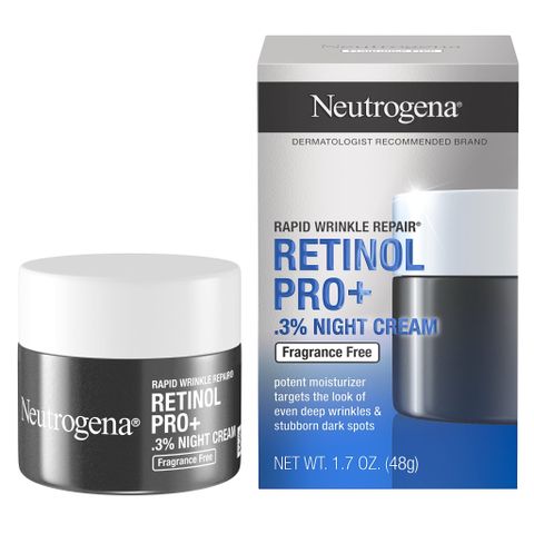 Kem dưỡng ẩm Neutrogena Rapid Wrinkle Repair Retinol Pro+ Night Cream 48g