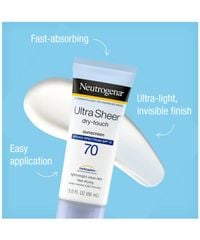 Kem chống nắng Neutrogena Ultra Sheer SPF 70 88mL