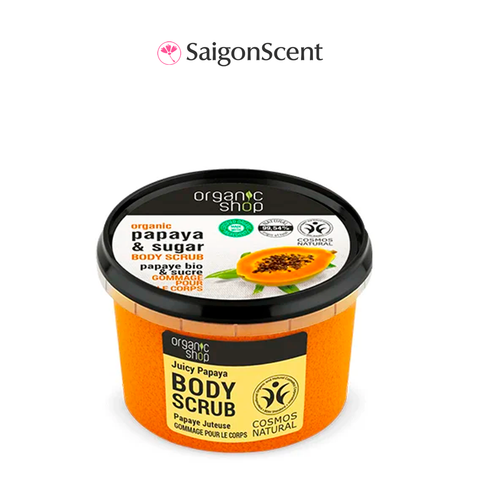 Tẩy tế bào chết cơ thể Organic Shop Body Scrub 250mL