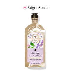 Sữa tắm thư giãn Bath & Body Works Aromatherapy Body Wash STEEPED RELAXATION | Lavender - Mint - Tea 295mL